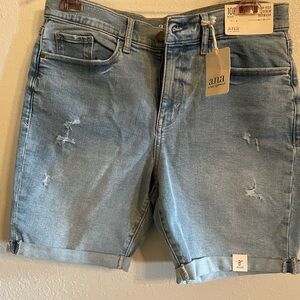 a.n.a Blue Jean Shorts Casual Mid-Length
